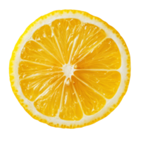Sliced lemon isolated on a bright transparent background, highlighting its vibrant color and juicy texture for culinary use, sliced lemon isolated on transparent background png