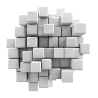 A cluster of transparent cubes isolated against a clean transparent background creates a modern and abstract geometric arrangement, Cubes isolated Stock Illustration png
