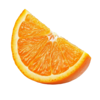 vers gesneden oranje fruit met levendig kleur weergegeven Aan een schoon transparant achtergrond, plak oranje fruit geïsoleerd Aan transparant achtergrond png