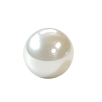 A lustrous pearl resting on a smooth transparent background, showcasing its natural sheen and elegance in bright light, Pearl on a transparent background png