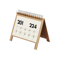 Table calendar for January with dates on a transparent background, perfect for organizing plans and schedules, table calendar 2024 january isolated on transparent background png
