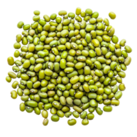 A pile of green mung beans isolated on a transparent background for culinary and healthrelated uses, Group of green mung beans isolated png