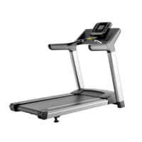 Modern treadmill for home fitness use in a minimalist space for daily workouts and exercise routines, Modern Treadmill, Home Fitness Equipment, Isolated on transparent background Background png