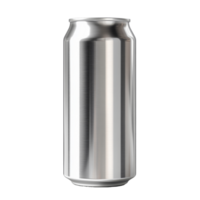 Sleek aluminum soda can mockup presented on a transparent background with a transparent hue, 330 ml Aluminum Soda Can Mockup on transparent background HighResolution P png