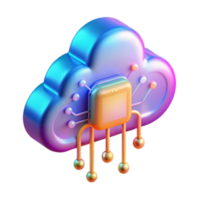 Illustration Cloud Computing Network Digital Data Server png
