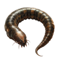 Segmented Aquatic Creature in a C Shape png