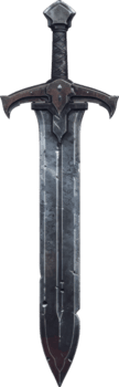 resistido medieval gran espada fantasía arma png
