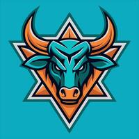 Head of Cattle vector