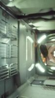 marinated pickled cucumber floating in internation space station video