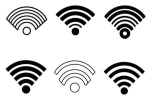 Wireless Connectivity Icons for Digital Design vector