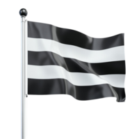 Racing Flag Fluttering in the Wind on Transparent Background png