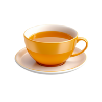 High-Quality Teacup Food Item Design with Clear Background png