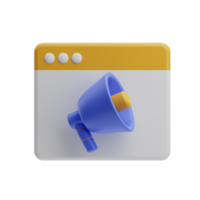 Ads 3D Illustration png