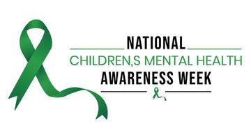 CHILDREN AWARENESS WEEK vector