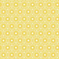 Seamless Golden Circle Pattern Modern Geometric Background Design vector