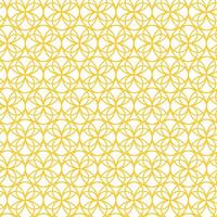 Modern Golden Geometric Pattern Circular and Seamless Design vector