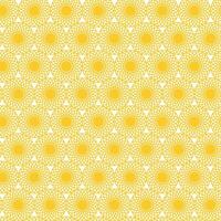 Gold Circular Background Contemporary Abstract Seamless Pattern vector