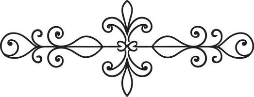 a black and white drawing of a decorative cross vector