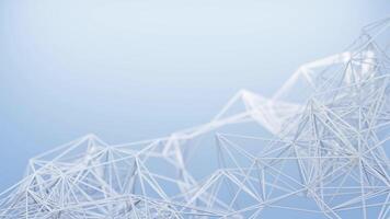 bstract polygonal space low poly background with connecting dots and lines video