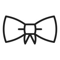 a bow tie icon on a white background vector