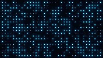 abstract led screen glowing dot blinking background video