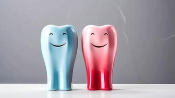 Smiling toothbrushes in a synchronized dance of joy and friendship video