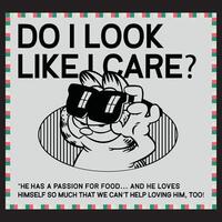 Garfield Cat Do I Look Like I Care vector