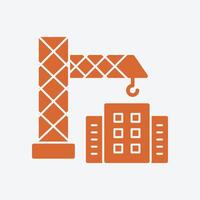 Construction trendy good abstract illustration colorful useful design vector