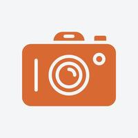 Camera trendy good abstract illustration colorful useful design vector