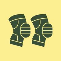 Kneepad trendy stunning abstract illustration colorful useful design vector