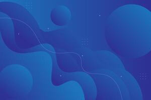 Abstract blue gradient wave background with simple shape elements. Colorful blue design. Elegant concept. vector