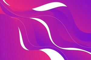 Abstract minimalist purple and pink gradient wave background. Dynamic shape color background. Trendy background for banner. Eps10 vector