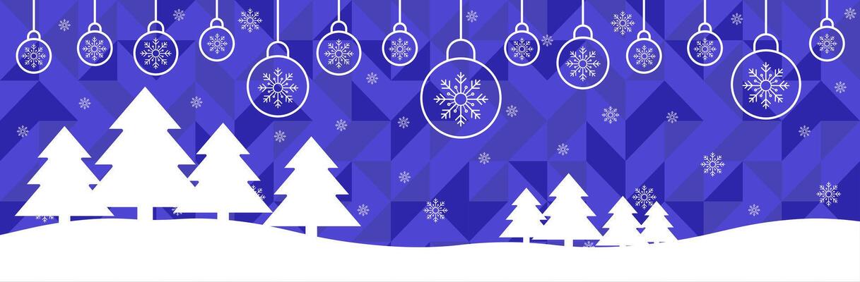 Christmas card on a blue background. Christmas universal art templates. New Year abstract background.