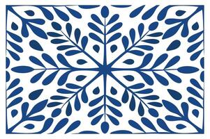 Seamless Green Leaf Design in a Botanical Style vector