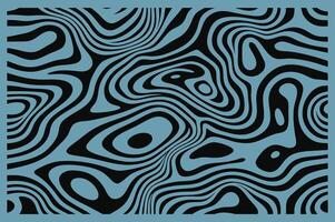 Seamless Abstract Wavy Pattern in Teal and Mint Tones vector