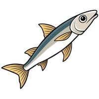 Whiting Fish Icon for Web and App Design vector