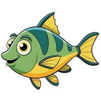 Sunfish Line Drawing in Format vector