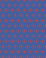 Abstract diamond pattern design in blue and orange. vector