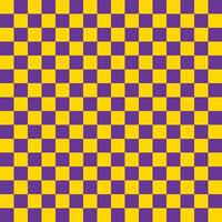 Geometric Pattern of Alternating Yellow and Purple Squares vector