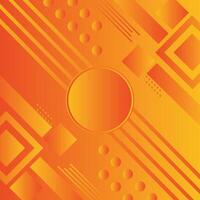 Abstract orange and red gradient geometric shape circle line background. Modern futuristic background. Can be use for landing page, banners, headers, presentations, and wallpaper backgrounds vector