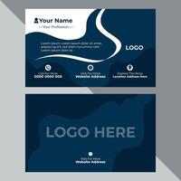 Modern And Professional Business Card Template Design vector