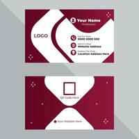 Professional and Creative Business Card Design Template vector