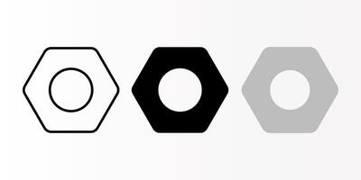 Settings icon set. Setting sign. for mobile concept and web design. illustration on white background vector