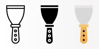 Scraper icon set. Scraper sign. for mobile concept and web design. illustration on white background vector