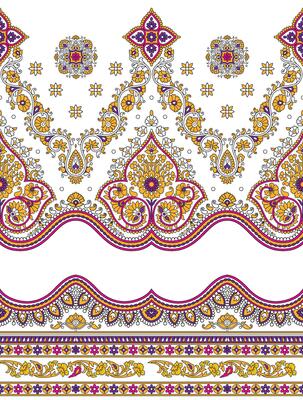 beautiful seamless cross stitch pattern, traditional oriental geometric pattern, Aztec style for textile printing clothing
