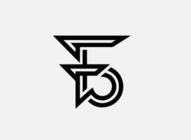 Creative Abstract Letter FS logo Design. FS Initial Logo design Monogram for business and company.FS logo, FS letter logo design. vector