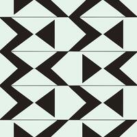 Abstract icon Geometric Triangle Pattern with Black Shapes. vector