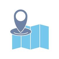 map concept line icon. Simple element illustration. map concept outline symbol design vector