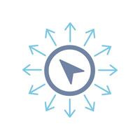 navigation concept line icon. Simple element illustration. navigation concept outline symbol design.. vector