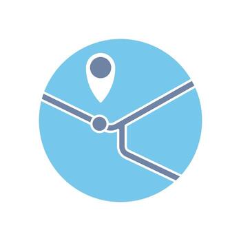 exact location concept line icon. Simple element illustration. exact location concept outline symbol design.. vector